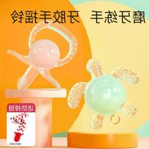 Shihi baby toy silicone boiled boiled bite rubber bell to prevent handicraft tooth