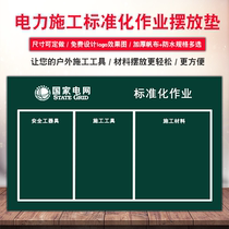 Standardized Homework Placement Pad Thickened Power Canvas Cushion Construction Tool Placement Pad Outdoor Job Overhaul Rug