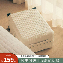Suitcase Female small 20-inch lightweight silent wheel student boarding suitcase Universal wheel trolley case 24 Japanese series