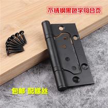 Stainless Steel 4 inch female hinge black female hinge plating paint dumb black mother hinge door hinge