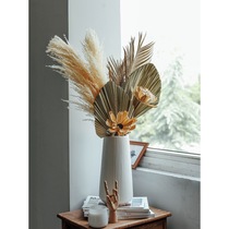 New Chinese Lotus natural dried flower bouquet decoration ornaments home living room floor large bunch Zen flower arrangement