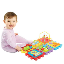 1-3 years old baby boy treasure box hexahedral puzzle baby early education toy multifunctional building block bead polyhedron