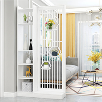 New Chinese style screen partition shelf door living room decorative wall simple modern office net red entrance porch cabinet