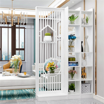Screen partition living room new Chinese style entrance grille is facing the door to cover the shelf decoration simple modern