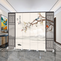Screen partition wall Chinese living room folding mobile simple modern office bedroom blocking home net red folding screen