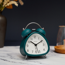 Powerful wake-up alarm clock Students with wake-up artifact Childrens bedside clock Simple modern desktop clock Nordic style