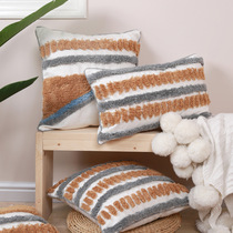  Beige Khaki Cushion Cover 45x45cm 30x50cm Cotton Pillow Cove