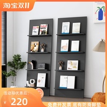 Nordic magazine minimalist promotional kit network red book display shelves on floor shelves customized