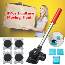 5 8PCS Heavy Duty Furniture Lifter Hand Tool Set Lifter