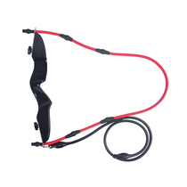 Exerciser Trainer Puller Rubber Band with Bow Riser Latex Ar