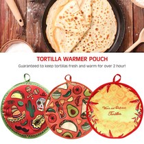 Tortilla Pancake Warmer Tortilla Bag Microwavable Insulated