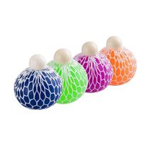 Mesh Squishy Ball Super Big 7 5cm Rubber Vent Grape Stress B