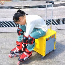 Roller skates luggage case children's luggage code box children's girls toy drag box boy storage