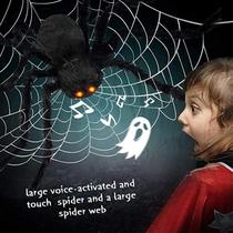 Super Big Plush Vocalization Spider Made Of Wire And Plush