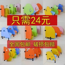 Enjoy Xinhui kindergarten toilet partition toilet children color cartoon urine squat toilet baffle toilet baffle toilet partition prevention