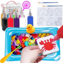 Water water toys water educational childrens abrasive tools Jelly Glue meets water solidification expansion toys convenient soft crystal mud?