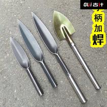  Small shovel manganese steel outdoor mini garden digging wild vegetables garden flowers digging shepherds purse tool Multi-function small hoe