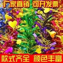 50 encrypted New Years Day hair strips flower festival decoration ribbons kindergarten color bars activity arrangement