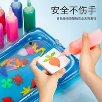 Magical magic water elf baby bubble big beads non-toxic children giant toy diy making Material Girl