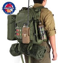 COMBAT2000 Tactical Double Shoulder Bag 3rd Attacking bag Male Outdoor Mountaineering camping Battle Camping Backpack