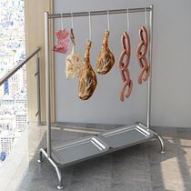 Sun sausage rack hanging ham bacon mutton bacon roast duck roast chicken balcony sun hanging meat rack drying artifact