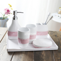 AA481 Washing Suit Ceramic Bathroom Set Supply Accessory
