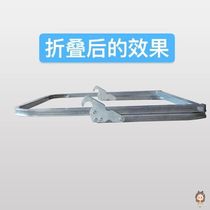 Optical fiber leather cable foldable pay-off rack network cable with power supply special metal pay-off artifact network cable shelf pull tray