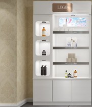 Cosmetic display cabinet baking varnish cabinet simple skin care products display cabinet image cabinet beauty salon product display cabinet customization
