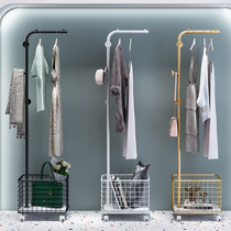 Coatrack Floor Bedroom Hangers Home Simple Shelves Mobile Overnight Hangers Modern Simple Holder
