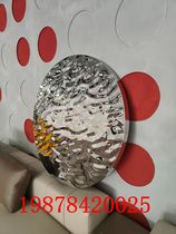 304 mirror stainless steel wave droplet hanger background wall concave ceiling wave pressure floor decoration