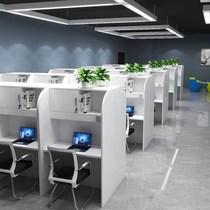 Self-study room study table entrance examination shared closed partition multi-person single computer desk (from ten)