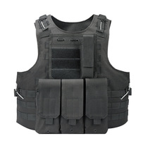 Multi-functional tactical vest amphibious vest triple-bomb clamp CS as training camping protective equipment trend safety