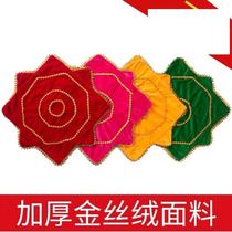 Square dance handkerchief gold velvet handkerchief dance hand silk flower square dance northeast two people turn Yangko handkerchief dance
