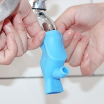 Silicone faucet extender water nozzle guide sink splash preventer extender joint children baby hand sanitizer