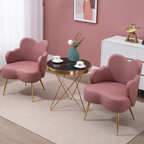 Balcony net red small table chair Three suit tea table combined Nordic light lavish creativity One table two chairs casual little tea bar