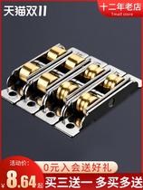 Plastic steel door and window pulley sliding door track roller vintage aluminum alloy glass window accessories sliding door wheel lower wheel