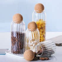High borosilicate glass storage jar sealed jar tea can storage jar multi-specification can can can factory direct sales