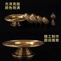 Pure Bronze Manzpan Nepal Process Tibetan Buddhism Supplies Intimate Buddhist Supplies for the Thuman Tea Rojewel Small Number