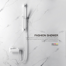 Durain National Goods White Simple Shower Shower Sprinkle With Topless Spray Wall-mounted shower Ming Shower Shower shower