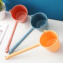 Water spoon watering long handle water scoop head scoop kitchen scoop baby baby bath scoop
