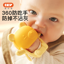 ikv Tooth stick baby mushroom for 4 months baby anti - handiculic mouth and bite and love for chiro