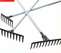 Rake farmtool grass multifunctional steel pickle iron nail rake agricultural nine teeth rubbed grass crawler iron crowd long rod