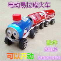 Technology makes small invention materials cans students handmade diy cars trains environmental science creative works