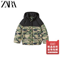 ZARA early autumn new childrens clothing boys color block stitching cotton jacket jacket coat 01068760505