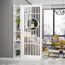European screen partition Living room entrance cabinet Entrance door shelf Dining room Simple modern decorative cabinet Foyer hollow