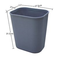  Collection basin collection trash can thickened plastic collection basin tableware plate Rectangular dining car garbage collection box