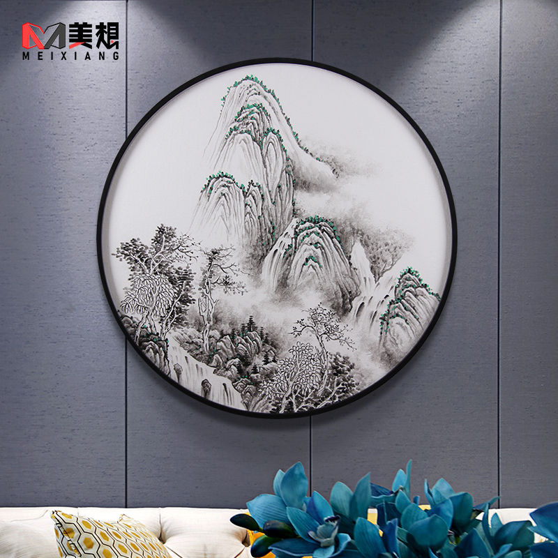 86 54 Round New Chinese Decorative Painting Living Room Modern