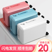 Luggage female small 20 inch ins Net red travel trolley case light Japanese boarding password leather box male 24
