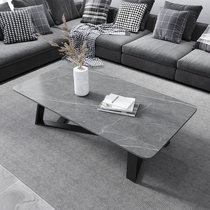Italian rock board coffee table living room small apartment modern simple marble advanced sense minimalist light luxury table