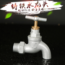 Plastic 2015 tap faucet 4 points 6 points Anti-frost cast iron tap old copper plated cover Slow open iron household